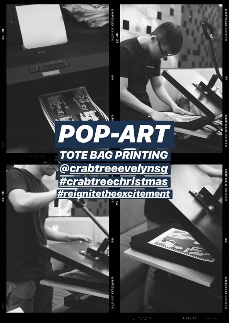 Monster prints pop art custom tote bag printing