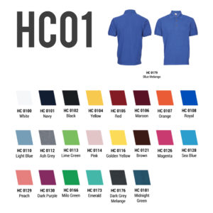 HC01 honeycomb polo t shirt