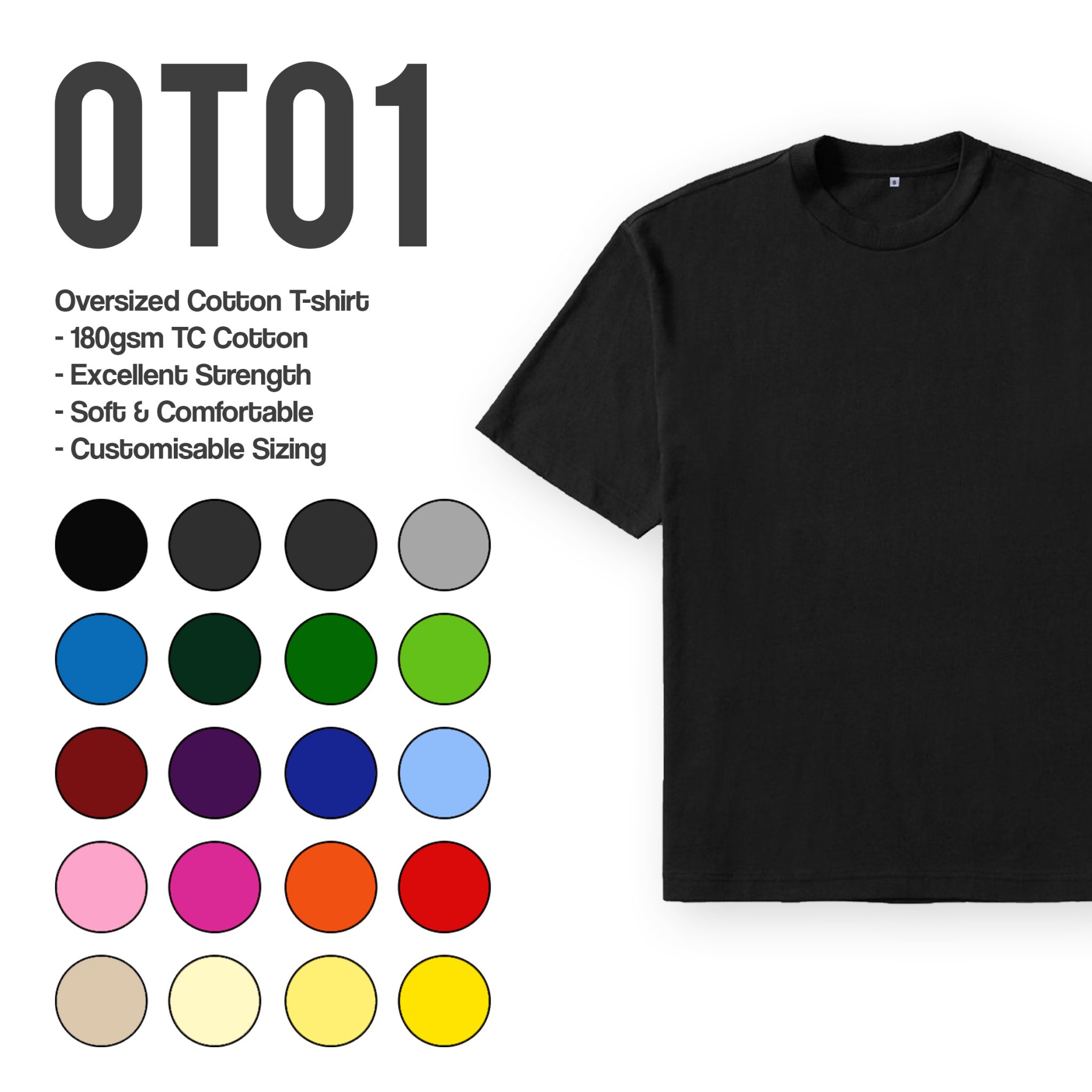 OT01 oversized t-shirt