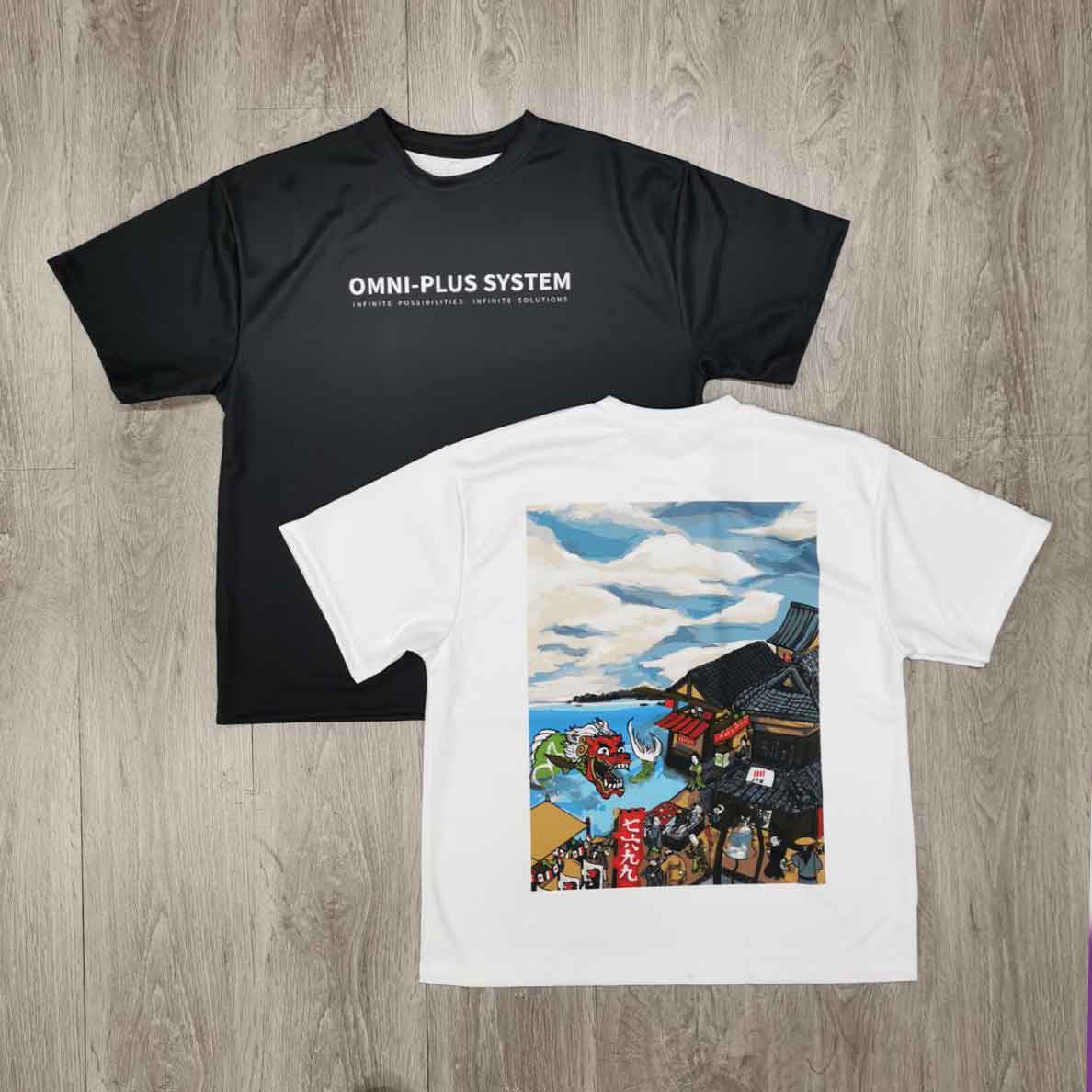 oversized t shirt sublimation printing