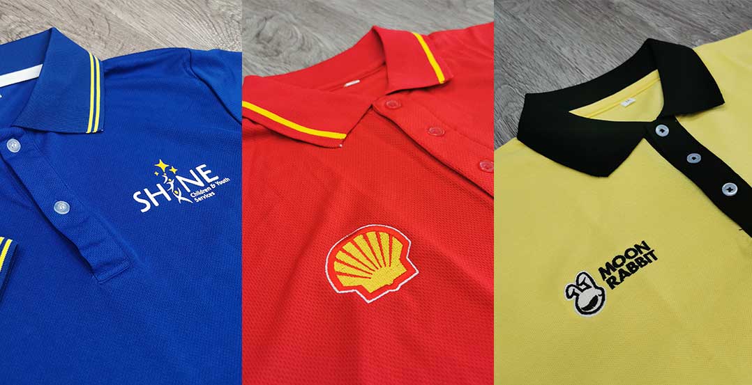 customized uniform polo tshirt printing