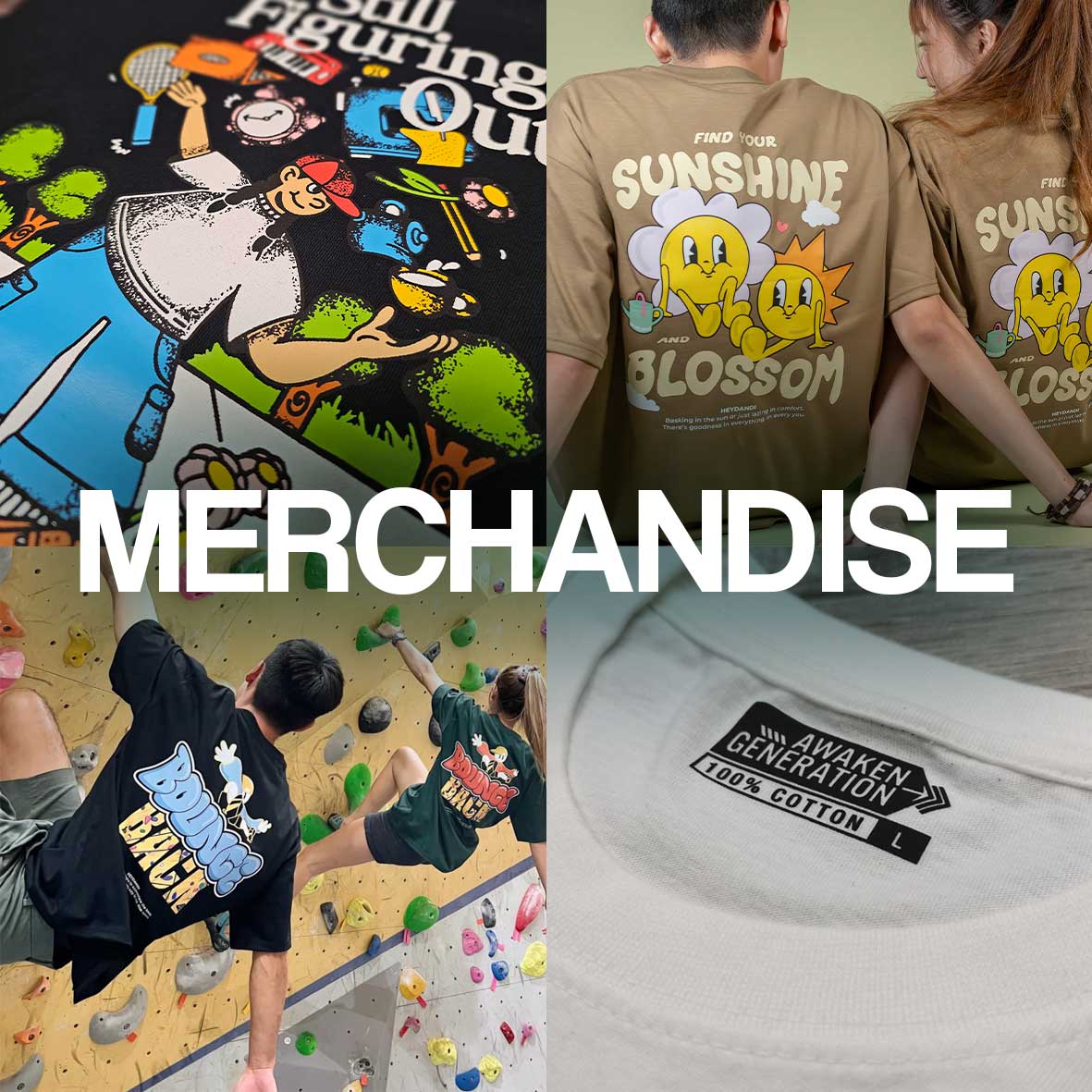 MERCHANDISING TSHIRTS