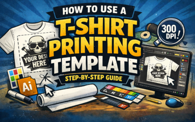 How to Use a T-Shirt Printing Template (Step-by-Step for Beginners)