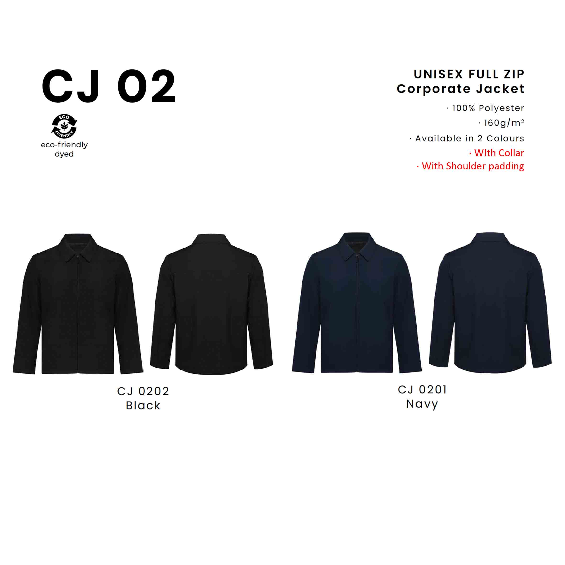 CJ02 Corporate Jacket CJ02 Corporate Jacket